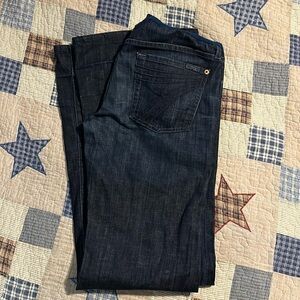 7 For All Mankind Maternity bootcut Jeans Pea in the Pod 28